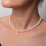 Perlen Choker Sirene Gold - Fleurs des Prés Jewelry