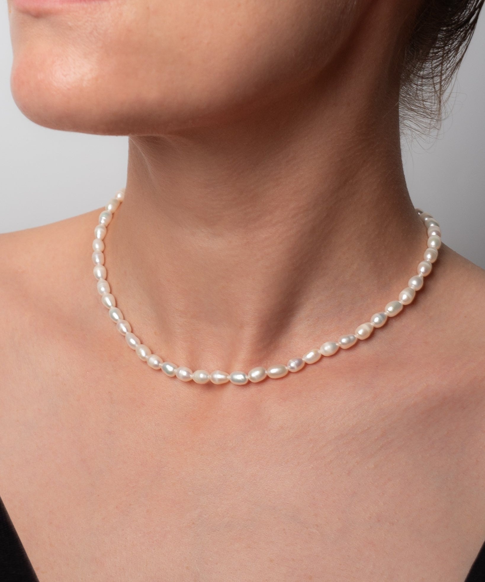 Perlen Choker Sirene Gold - Fleurs des Prés Jewelry