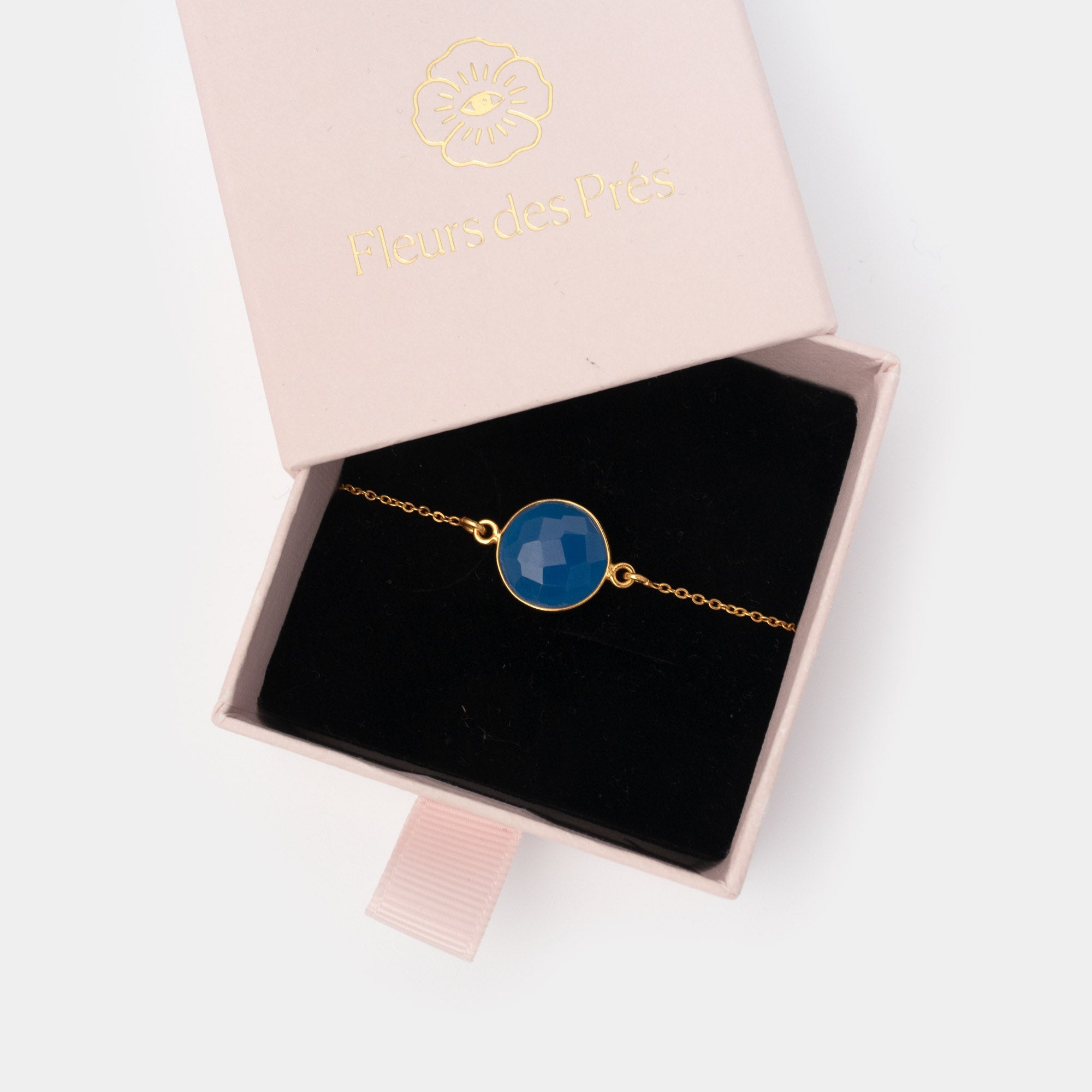 Armband Amélie Blue Chalcedony - Fleurs des Prés Jewelry