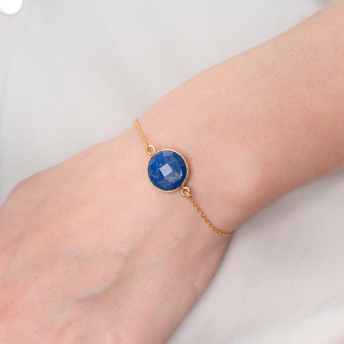 Armband Amélie Lapislazuli - Fleurs des Prés