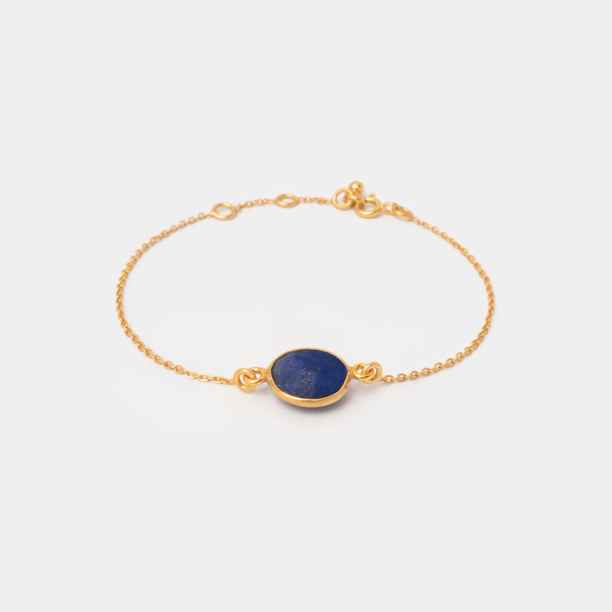 Armband Amélie Lapislazuli - Fleurs des Prés