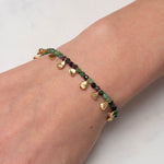 Armband Caline Smaragd - Fleurs des Prés