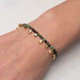 Armband Caline Smaragd - Fleurs des Prés