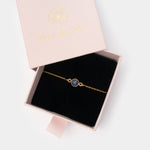 Armband Charlotte Lapislazuli - Fleurs des Prés