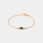 Armband Charlotte Lapislazuli - Fleurs des Prés