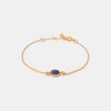 Armband Charlotte Lapislazuli - Fleurs des Prés