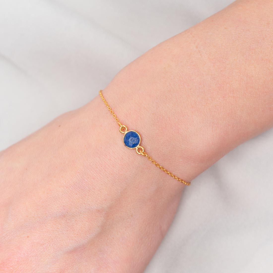 Armband Charlotte Lapislazuli - Fleurs des Prés