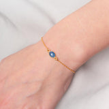 Armband Claire Blue Chalcedony - Fleurs des Prés