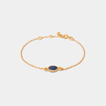 Armband Claire Lapislazuli - Fleurs des Prés