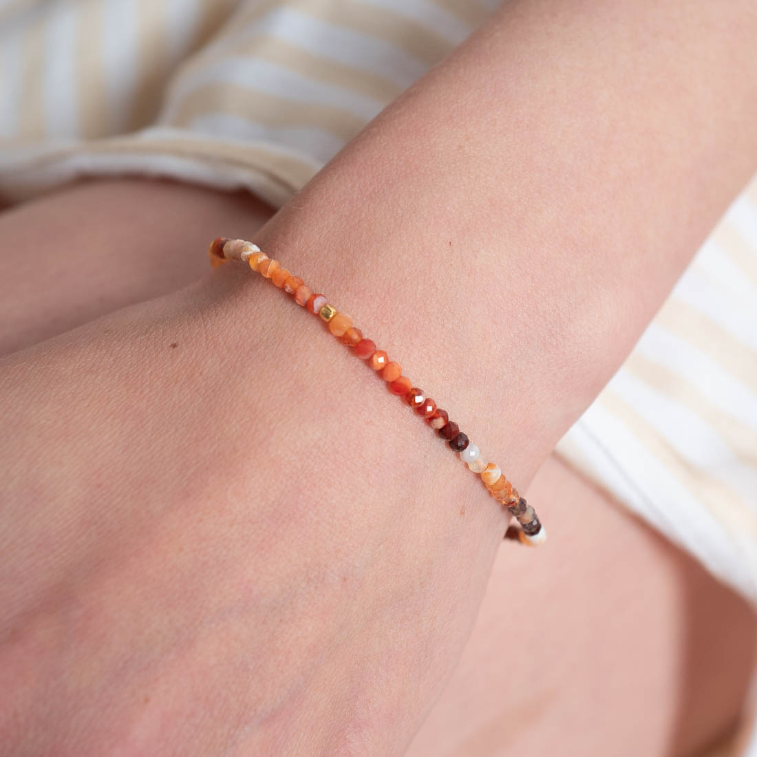 Armband Elle Orange Opal - Fleurs des Prés Jewelry