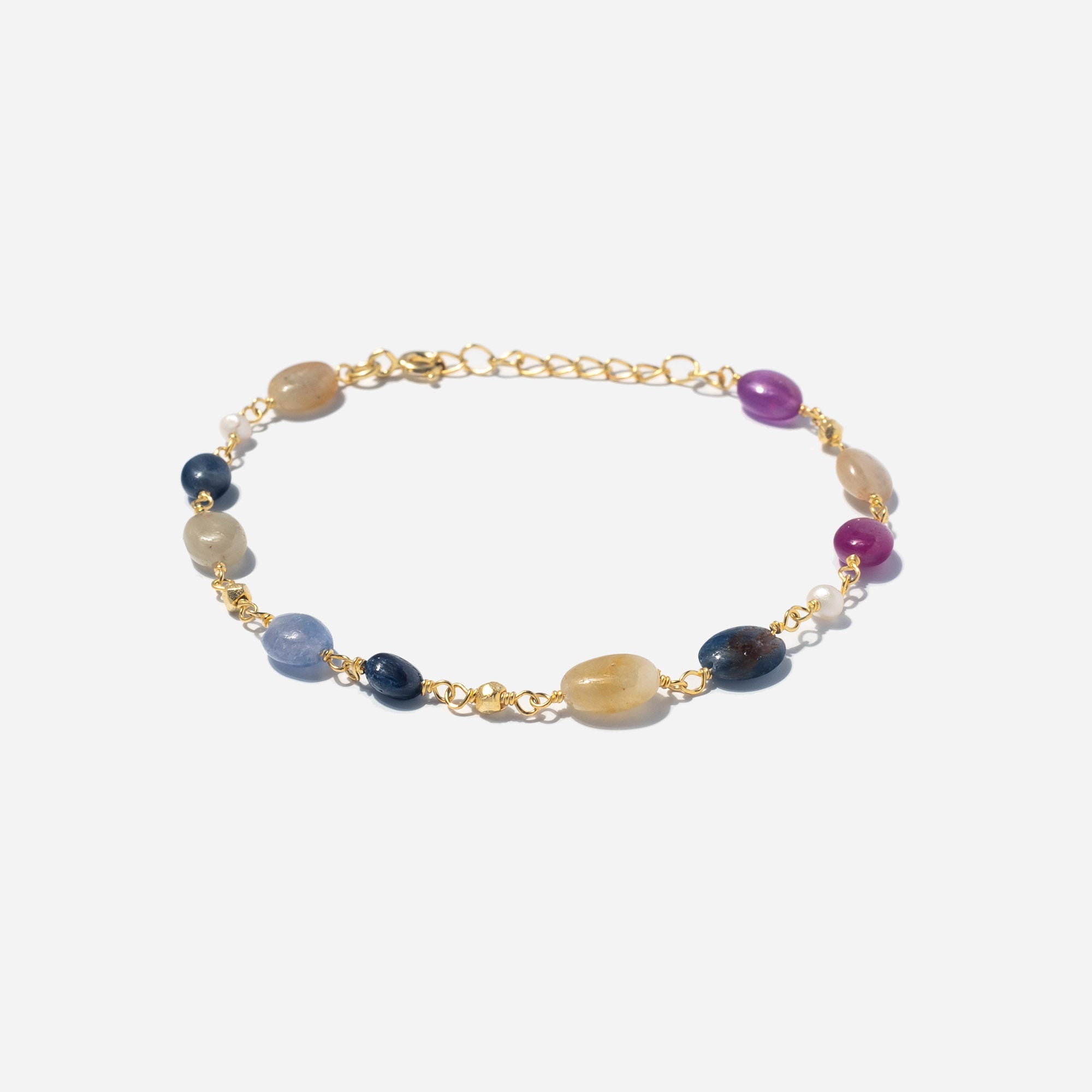 Armband Estelle Saphir - Fleurs des Prés