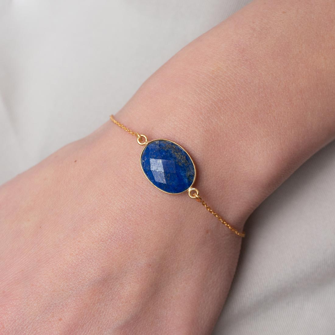 Armband Leonor Lapislazuli - Fleurs des Prés Jewelry