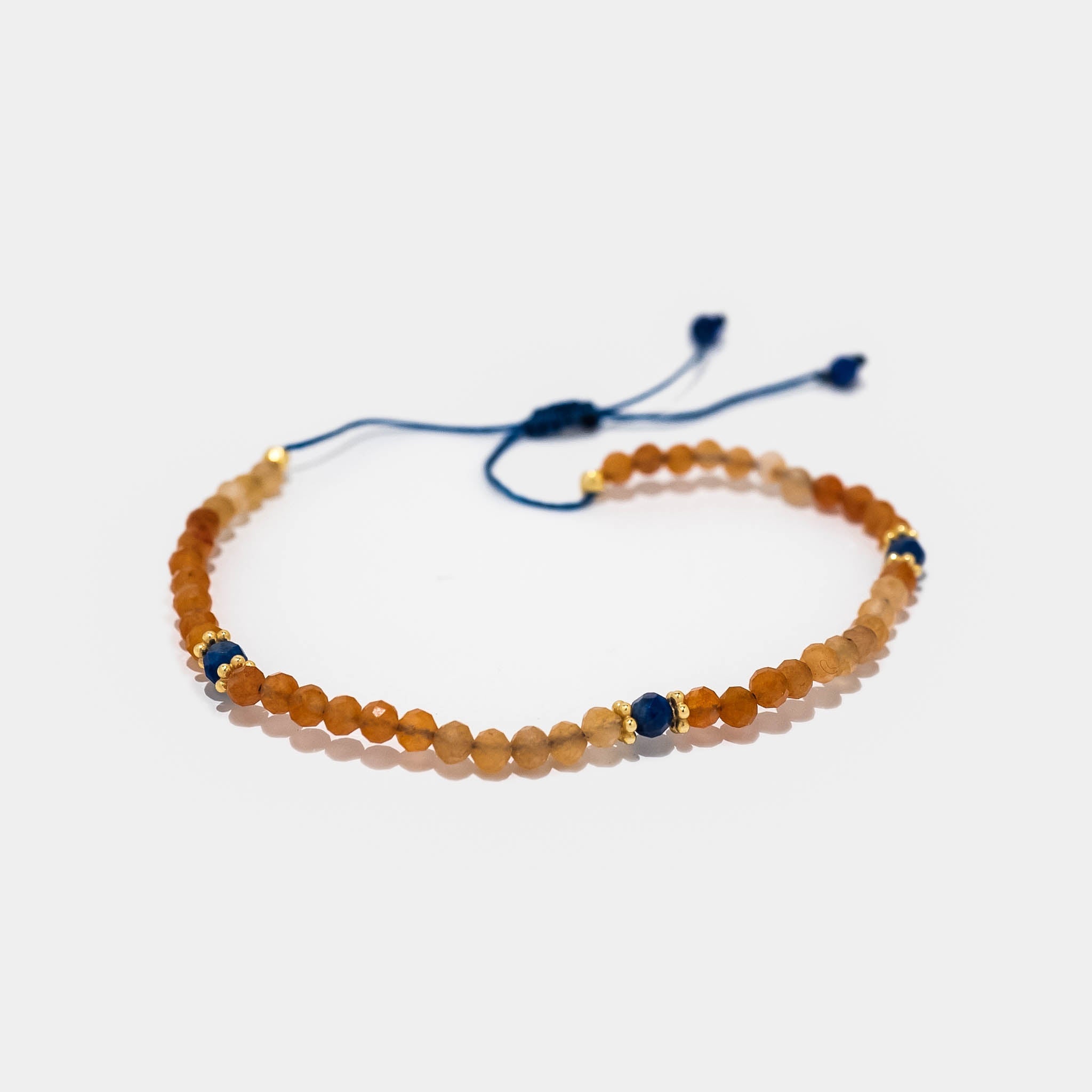 Armband Ligne Karneol und Lapislazuli - Fleurs des Prés