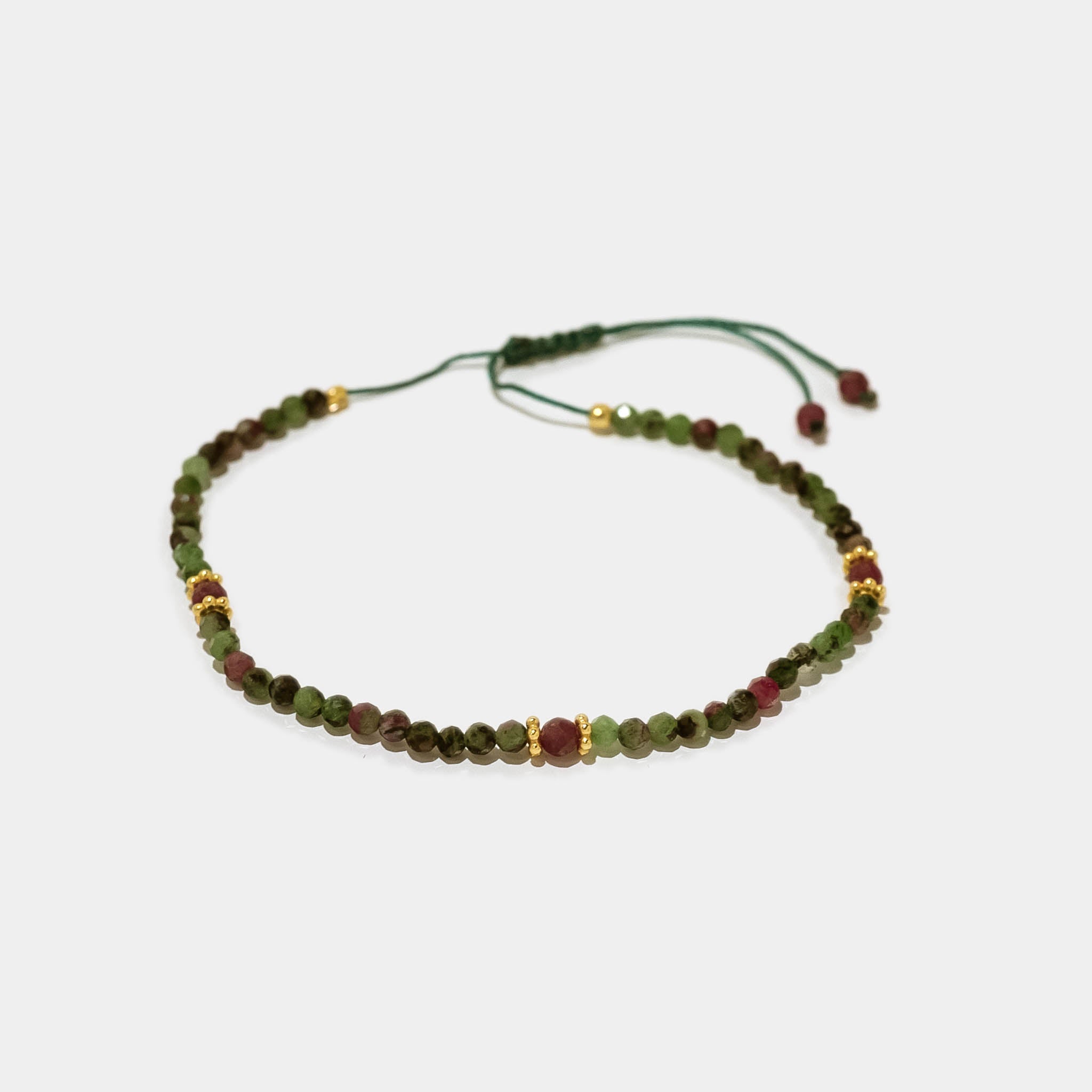 Armband Ligne Smaragd und Rubin - Fleurs des Prés