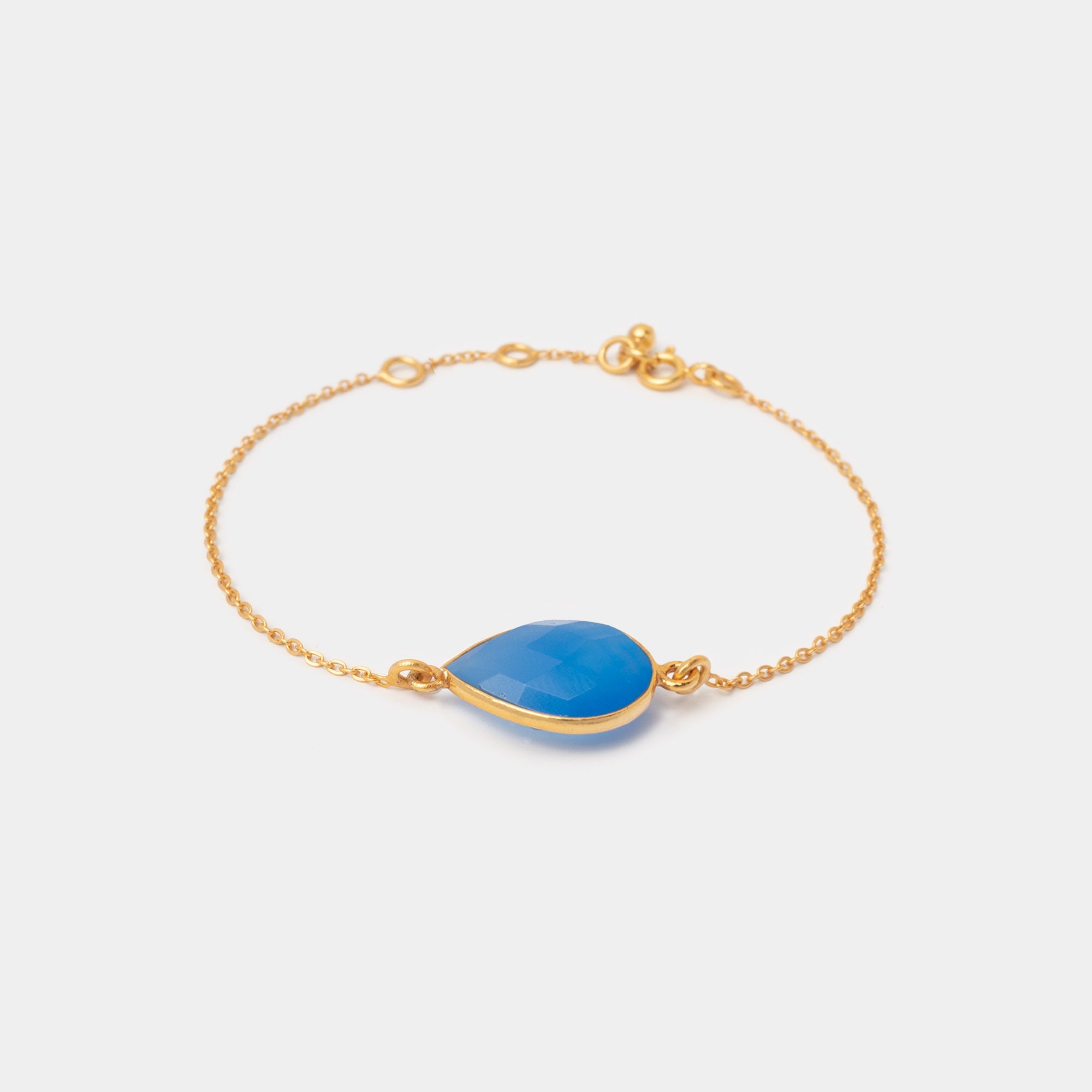 Armband Lola Blue Chalcedony - Fleurs des Prés Jewelry