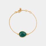 Armband Lola Green Onyx - Fleurs des Prés