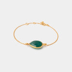 Armband Lola Green Onyx - Fleurs des Prés