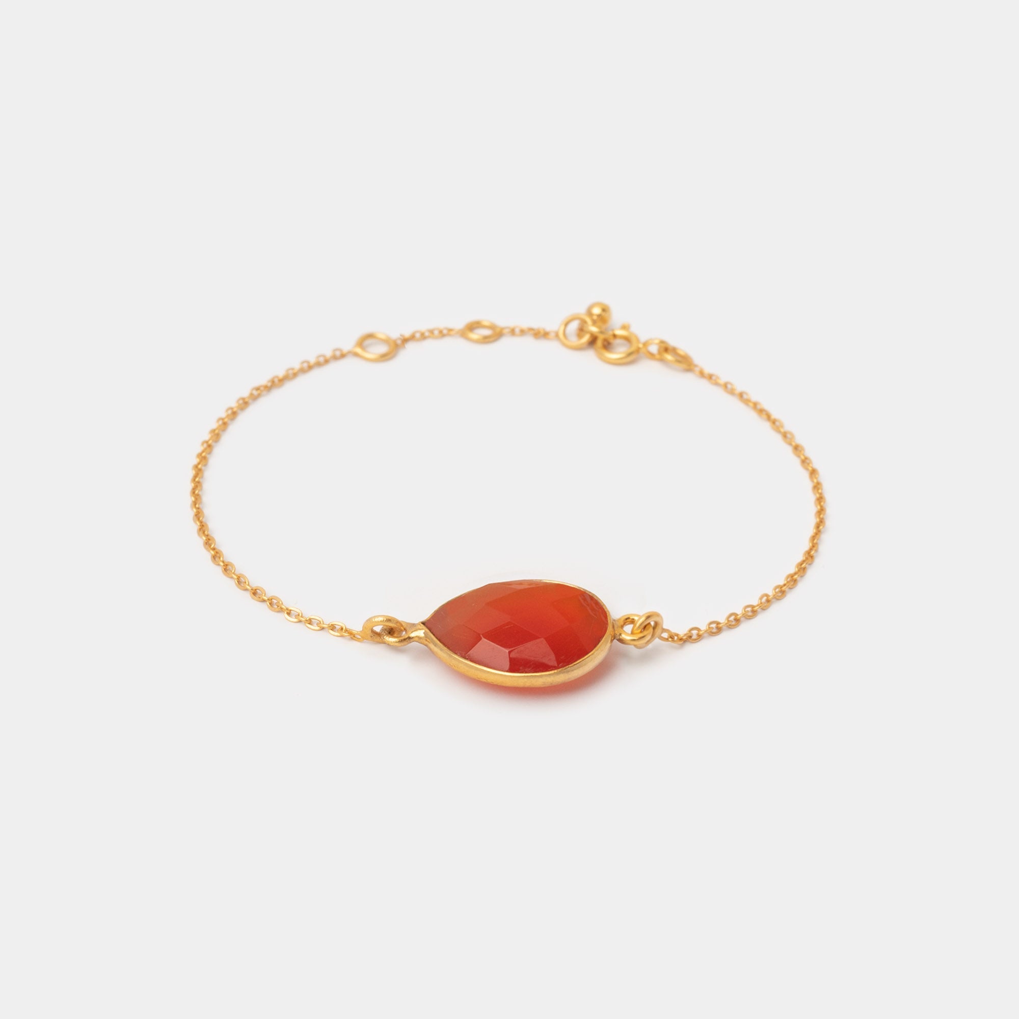 Armband Lola Red Onyx - Fleurs des Prés