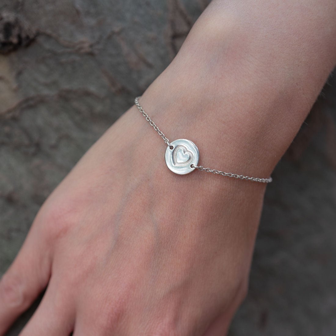 Armband Love Tag Silber - Fleurs des Prés Jewelry