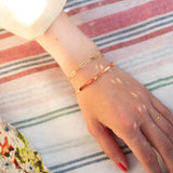 Armband Paperclip - Fleurs des Prés