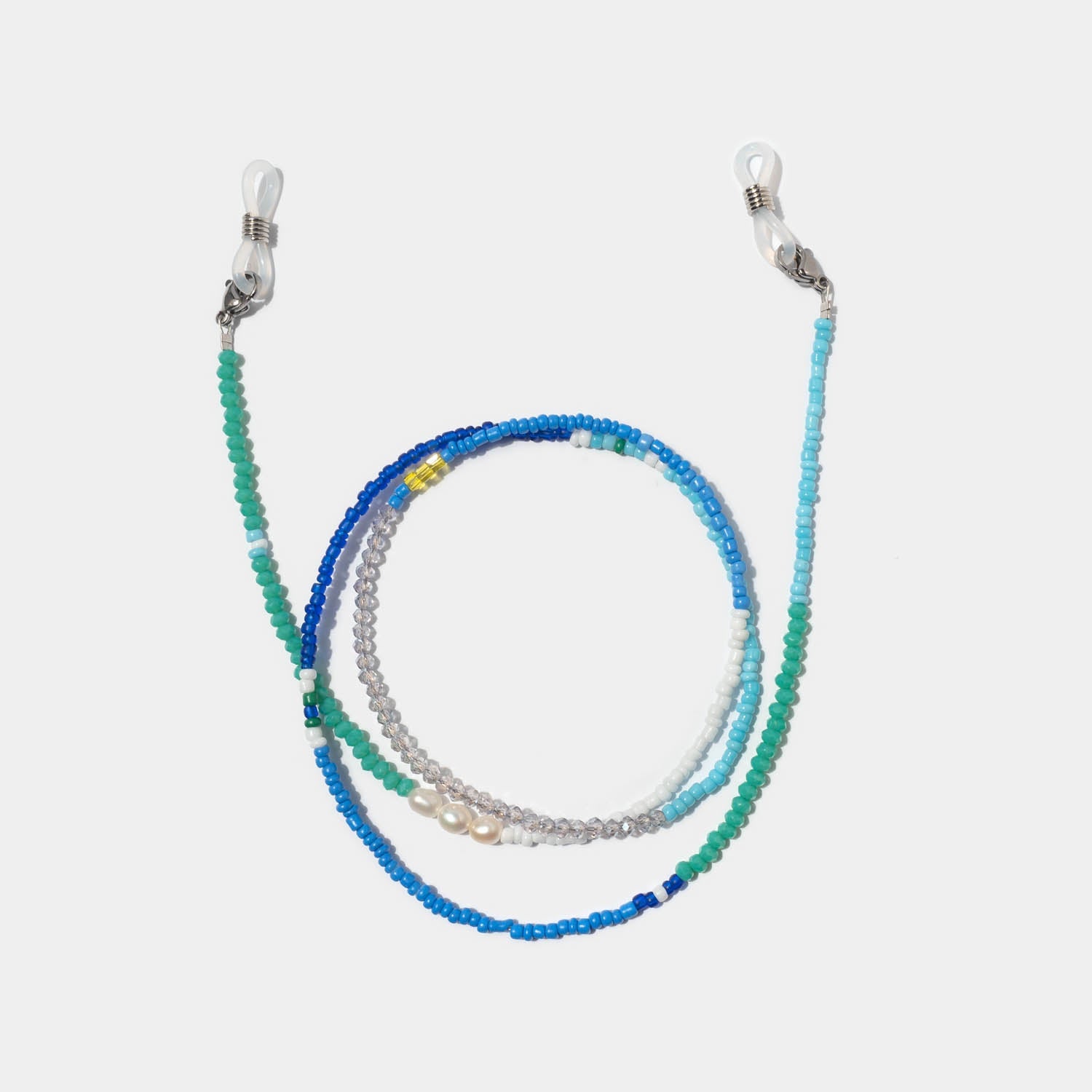 Brillenkette La Mer Türkis - Fleurs des Prés Jewelry