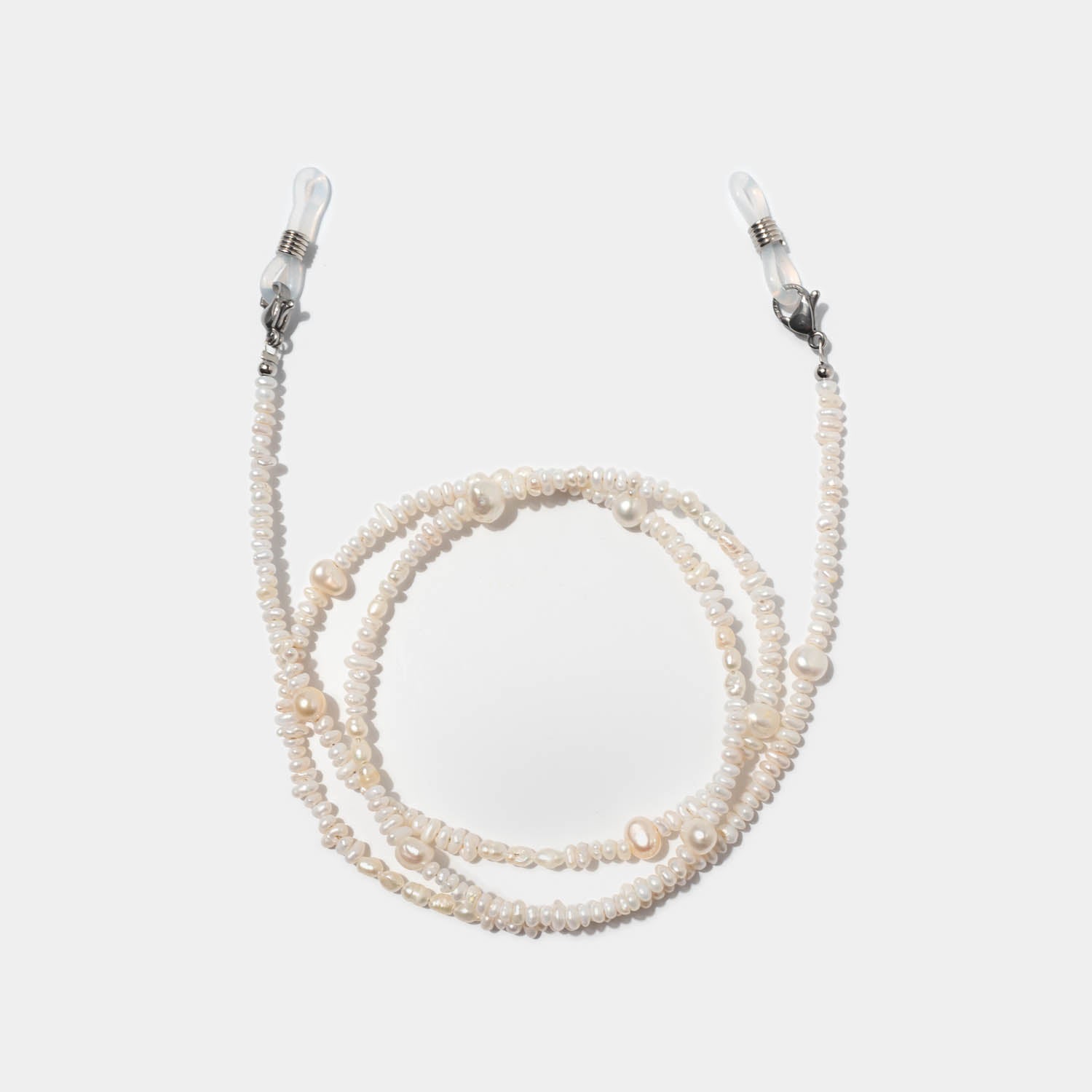 Brillenkette Sirène mit Süßwasserperlen - Fleurs des Prés