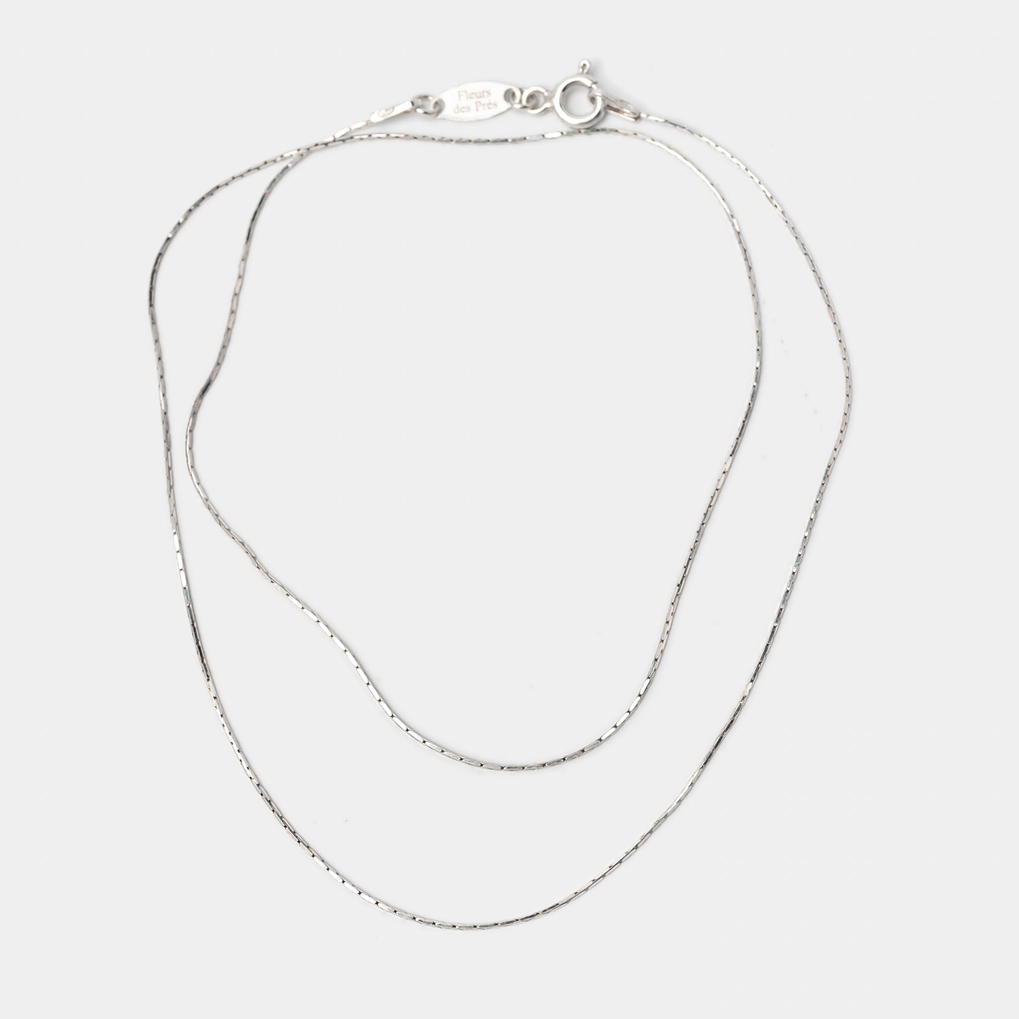 Cardano Kette 40 cm - Fleurs des Prés