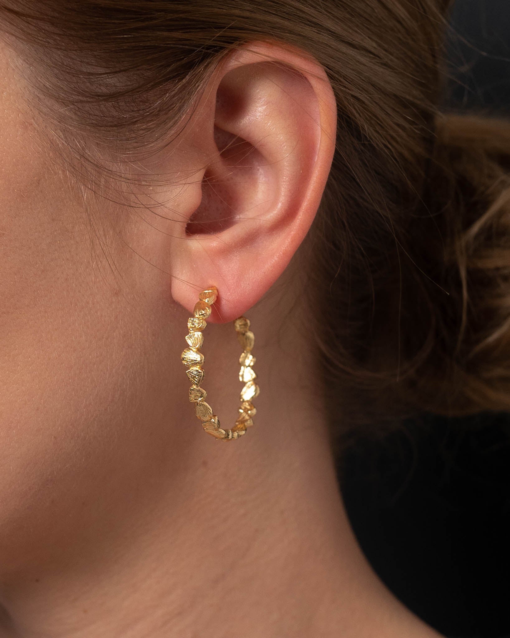 Creolen Caline Gold - Fleurs des Prés Jewelry