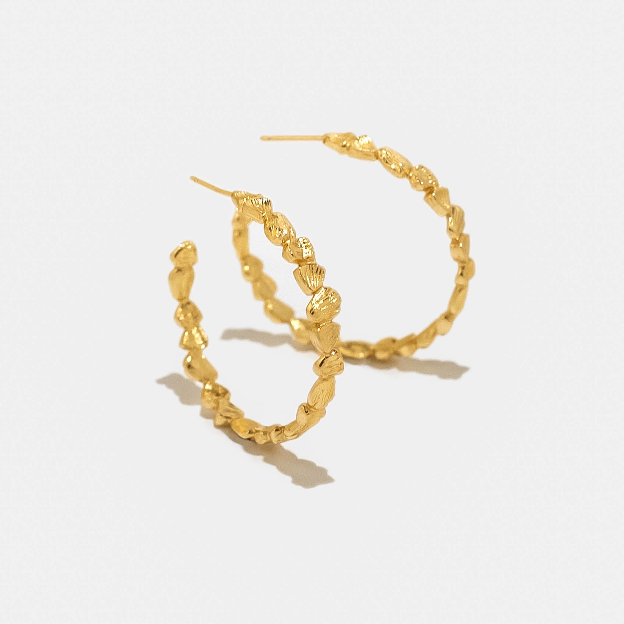 Creolen Caline Gold - Fleurs des Prés Jewelry
