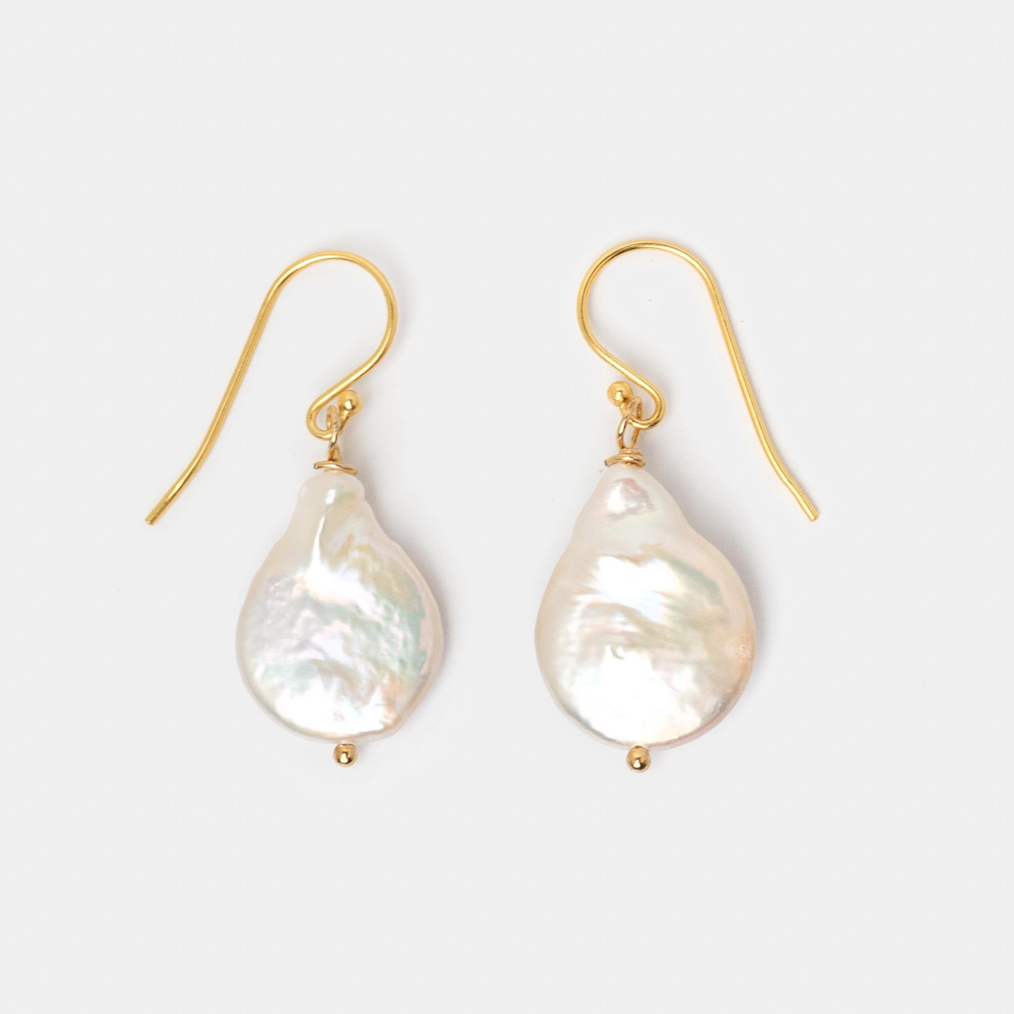 Große Perlen Ohrhänger Sirene - Fleurs des Prés Jewelry