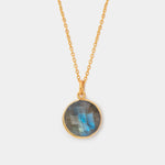 Halskette Amélie Labradorite - Fleurs des Prés
