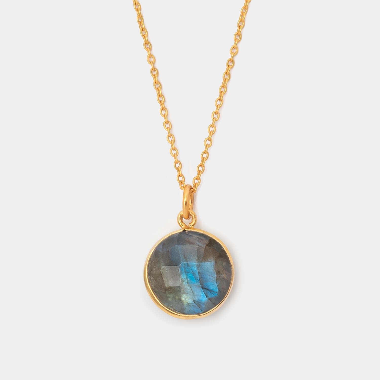 Halskette Amélie Labradorite - Fleurs des Prés