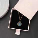 Halskette Amélie Labradorite - Fleurs des Prés