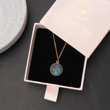 Halskette Amélie Labradorite - Fleurs des Prés