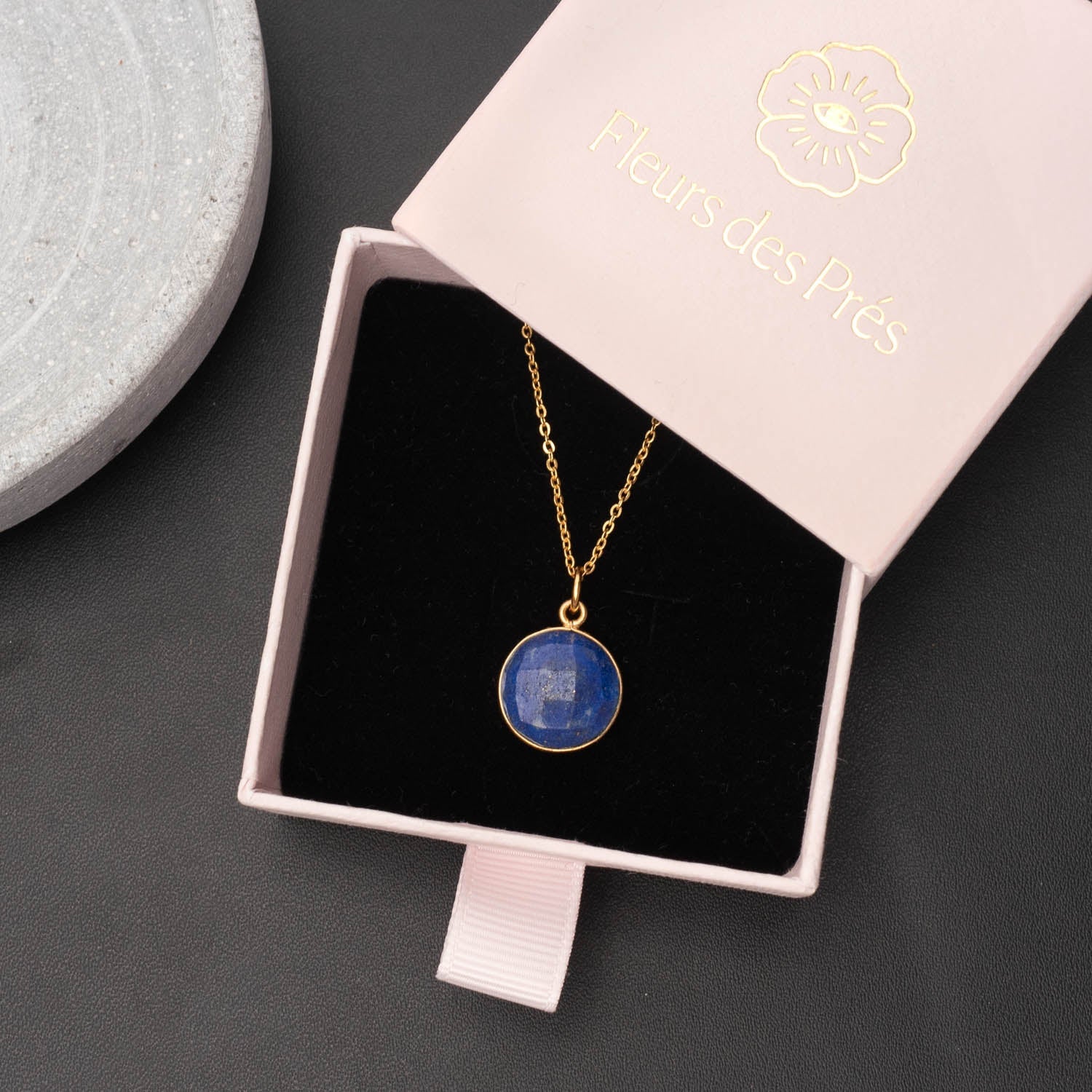 Halskette Amélie Lapislazuli - Fleurs des Prés Jewelry