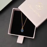 Halskette Claire Blue Chalcedony - Fleurs des Prés