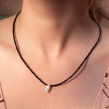 Halskette Dayna Black Onyx - Fleurs des Prés