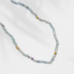 Halskette Elle Fluorite - Fleurs des Prés