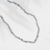 Halskette Elle Fluorite - Fleurs des Prés