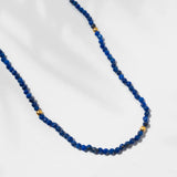 Halskette Elle Lapislazuli - Fleurs des Prés