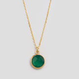Halskette Eloise Green Onyx - Fleurs des Prés