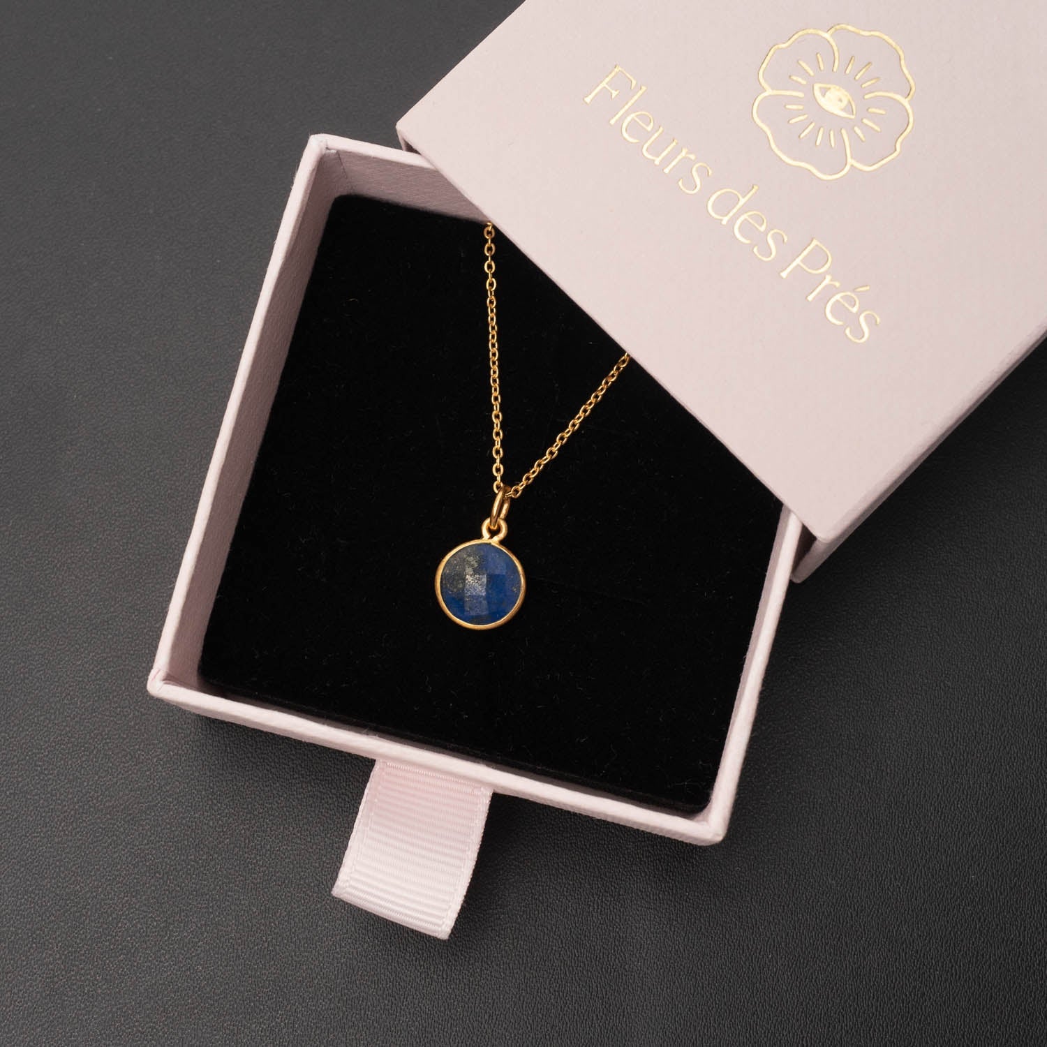 Halskette Eloise Lapislazuli - Fleurs des Prés Jewelry