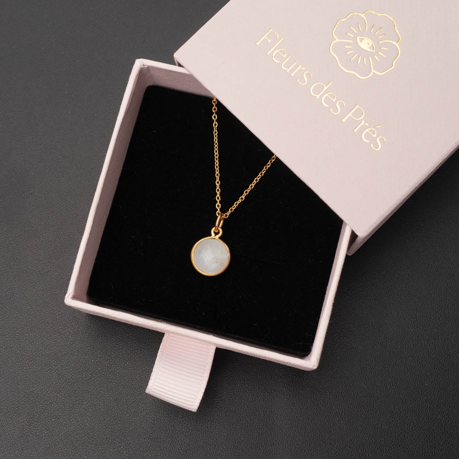 Halskette Eloise Moonstone - Fleurs des Prés Jewelry