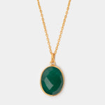 Halskette Leonor Green Onyx - Fleurs des Prés