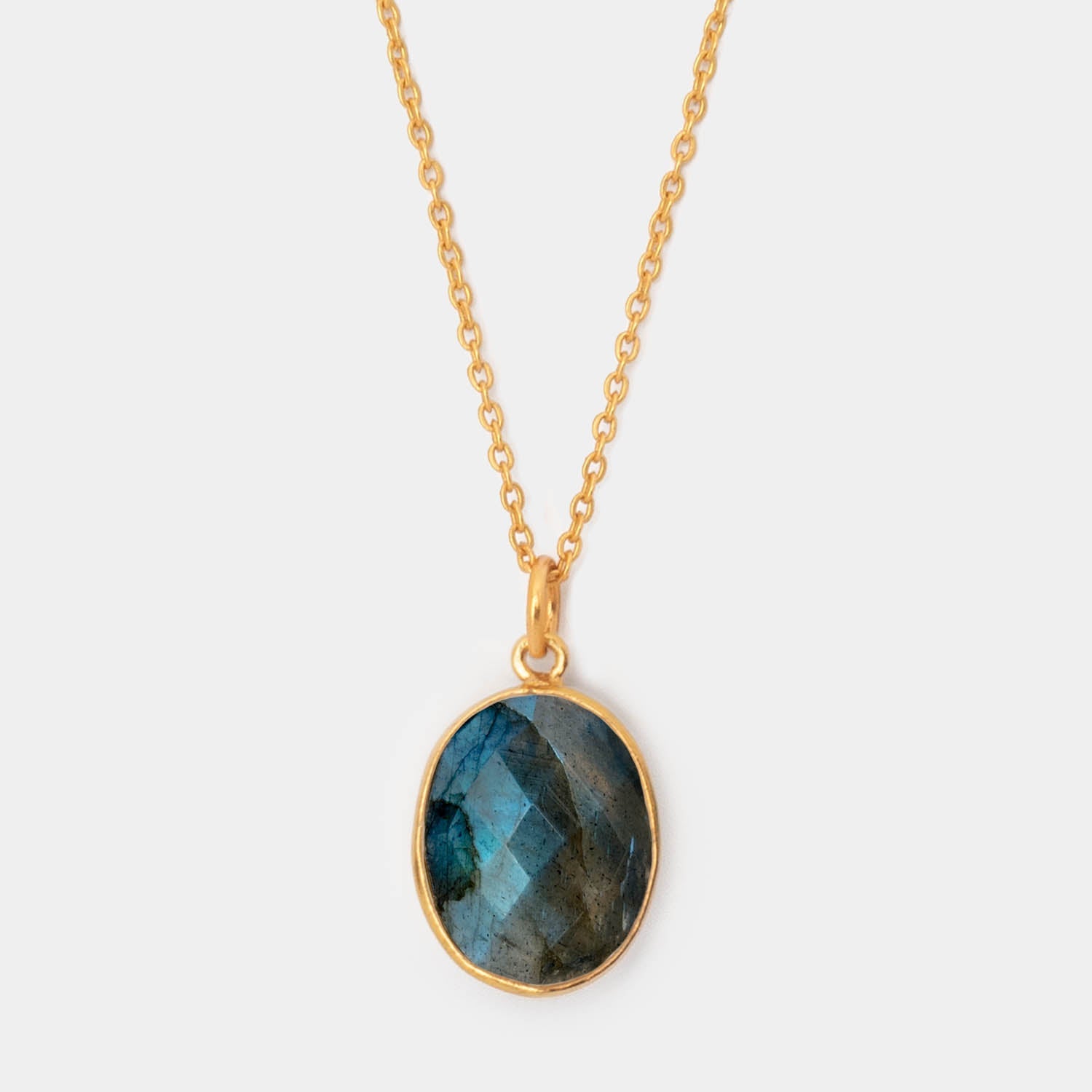 Halskette Leonor Labradorite - Fleurs des Prés