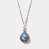 Halskette Lilou Labradorite Silber - Fleurs des Prés