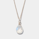 Halskette Lilou Moonstone Silber - Fleurs des Prés Jewelry
