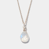 Halskette Lilou Moonstone Silber - Fleurs des Prés