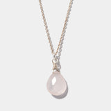 Halskette Lilou Rosé Quarz Silber - Fleurs des Prés Jewelry