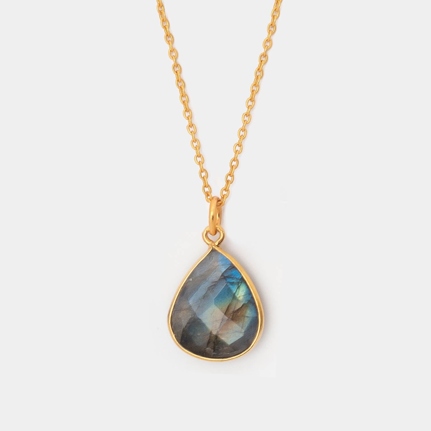Halskette Lola Labradorite - Fleurs des Prés